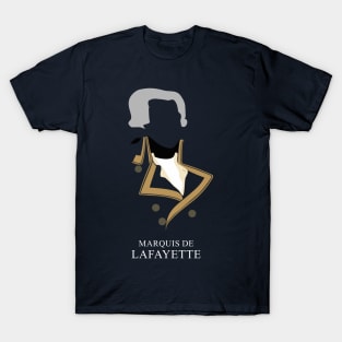 Marquis de Lafayette - Minimalist Portrait T-Shirt